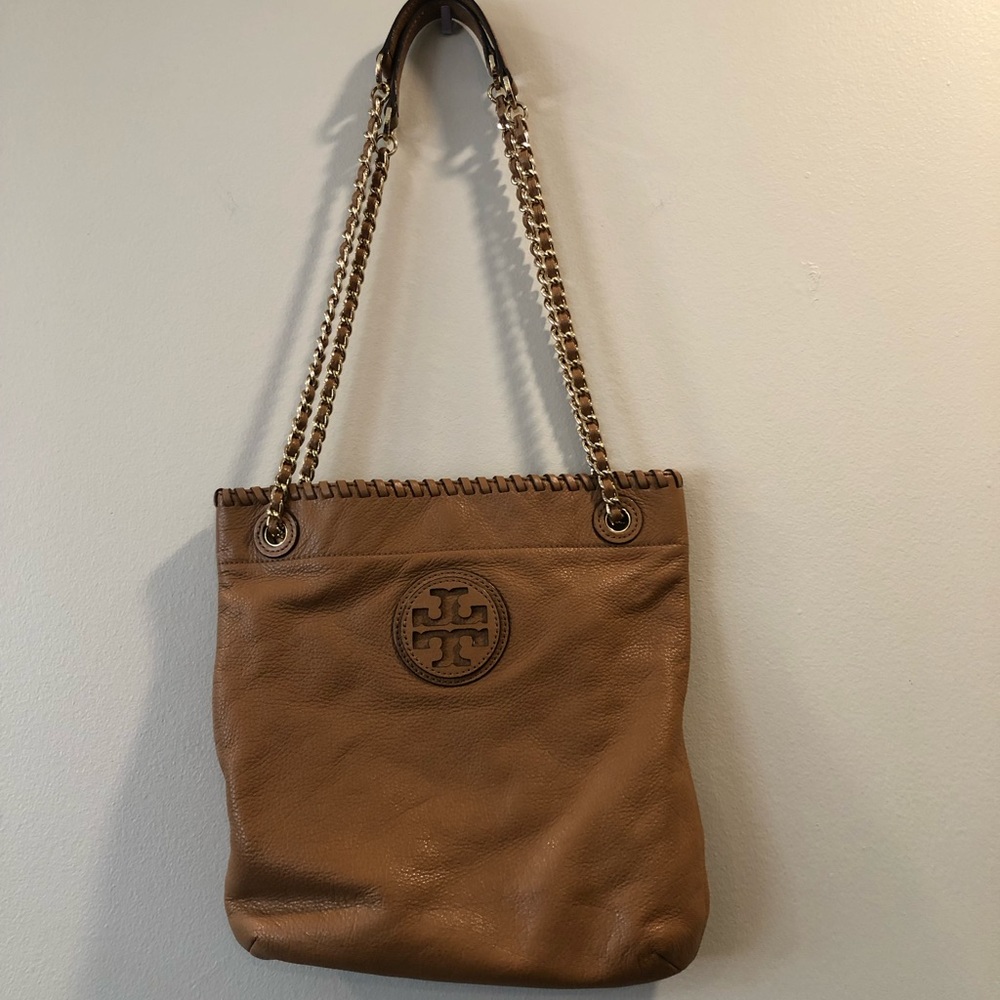 Tory Burch Tan Leather Tote Bag